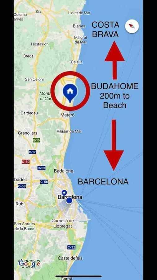 Espectacular apartamento cerca de Barcelona con free wifi Canyet de Mar Exterior foto